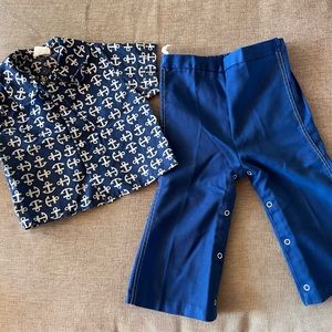 Vintage 1970’s Baby Sailor Clothing Outfit
